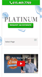 Mobile Screenshot of platinumwindowcleaning.com
